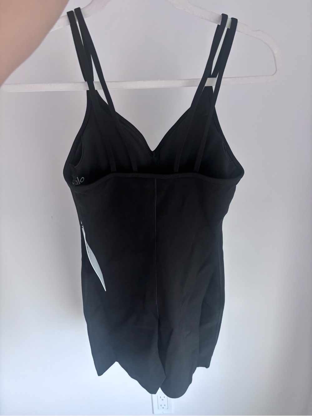 Black Strappy One-Piece Swimdress